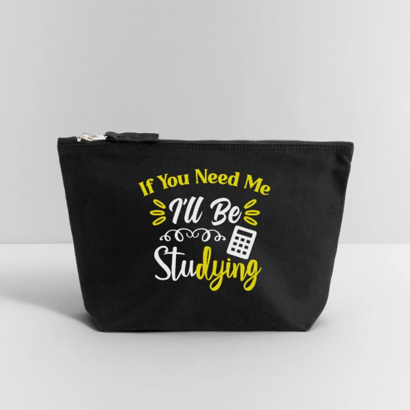 Studying Students Learning Practice Assignment Exams Canvas Zip Pouch 18 x 19 cm