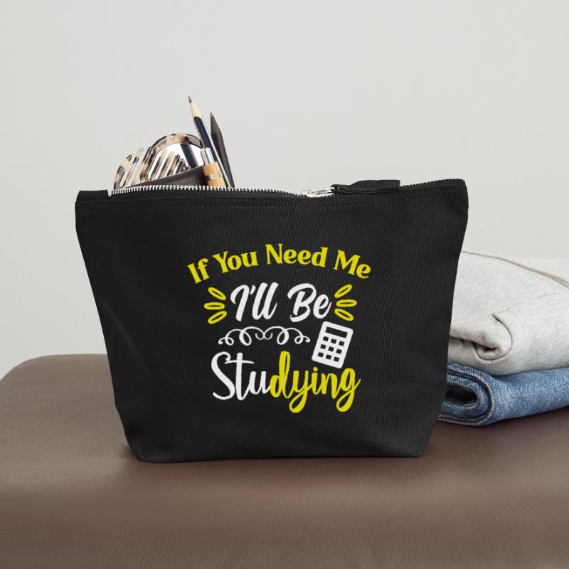 Studying Students Learning Practice Assignment Exams Canvas Zip Pouch 18 x 19 cm