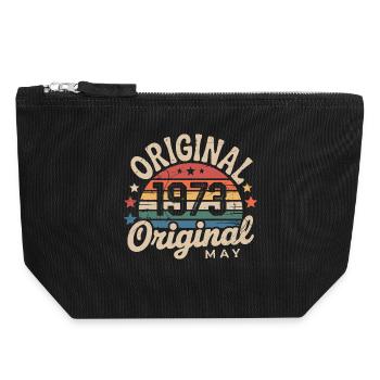 May 1973: The Original May 1973 - Classic Edition - Canvas Zip Pouch 18 x 19 cm - black - Front