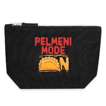Mode Pelmeni sur Pelmenis - Pochette zippée en toile 18 x 19 cm - noir - Devant
