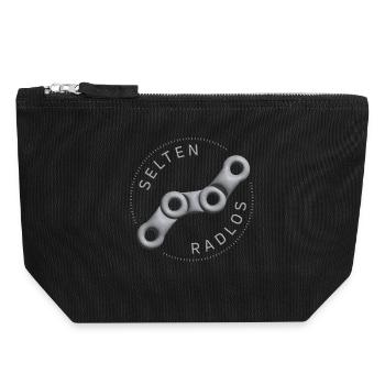 selten radlos fahrrad shirt radsport 3d beton - Canvas Reißverschluss-Täschchen (18 x 19 cm) - Schwarz - Vorne