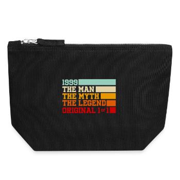 1999 Man Myth Legend Original 1of1 - Pochette zippée en toile 18 x 19 cm - noir - Devant