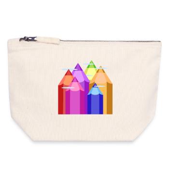 Peaks of Color - Canvas Zip Pouch 18 x 19 cm - nature - Front