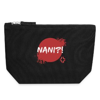 Anime Manga Citation Geek de la culture pop japonaise - Pochette zippée en toile 18 x 19 cm - noir - Devant