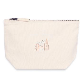 Schweinfurt, Historic Armoury, Bavaria - Canvas Zip Pouch 18 x 19 cm - nature - Front