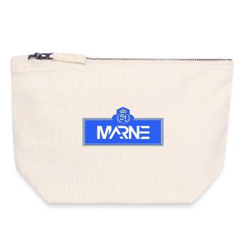 Marl - Canvas Zip Pouch 18 x 19 cm - nature - Front
