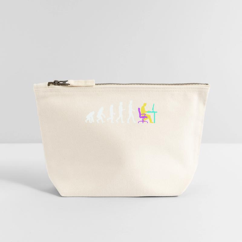 Developer Evolution Computerfreak Open Source Canvas Reißverschluss-Täschchen (18 x 19 cm)