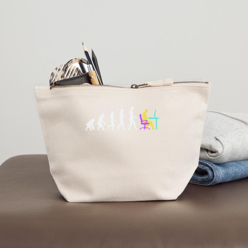 Developer Evolution Computerfreak Open Source Canvas Reißverschluss-Täschchen (18 x 19 cm)