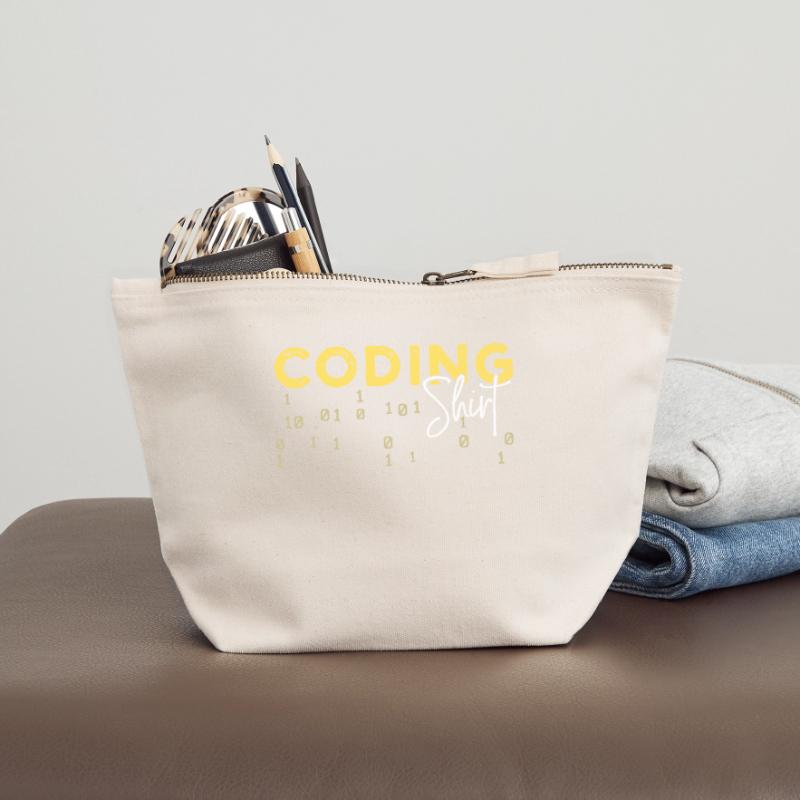 Coden Statement Developer Programmierer Skripting Canvas Reißverschluss-Täschchen (18 x 19 cm)