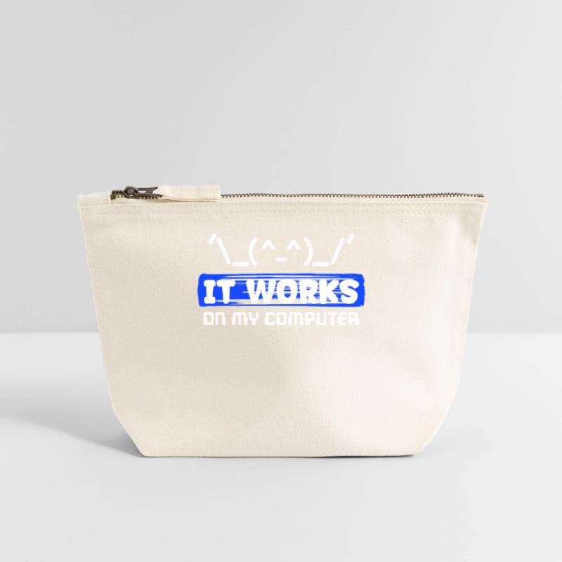 Debug Statement Bugfixing Scripting Code Developer Canvas Zip Pouch 18 x 19 cm