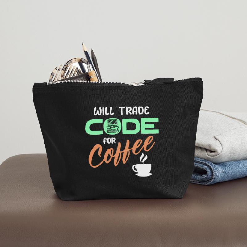 Programmierer Developer Code Statement Computer Canvas Reißverschluss-Täschchen (18 x 19 cm)