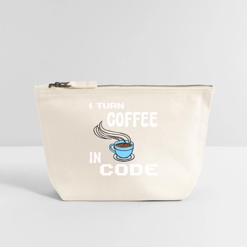 Developer Computergeek Statement Programmer Canvas Zip Pouch 18 x 19 cm