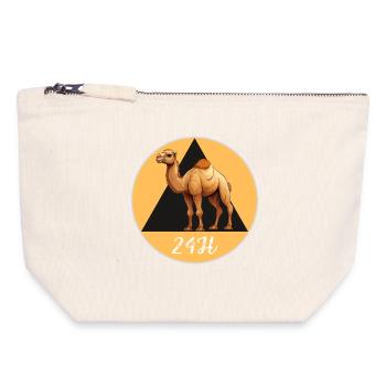 Camel 24h - Canvas Zip Pouch 18 x 19 cm - nature - Front