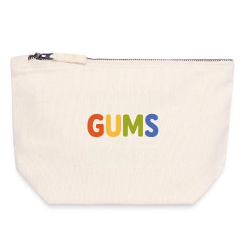 Dental Crown Precision Design  - Canvas Zip Pouch 18 x 19 cm - nature - Front