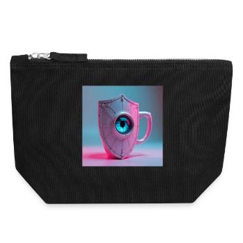 Roman Heat Shield - Canvas Zip Pouch 18 x 19 cm - black - Front