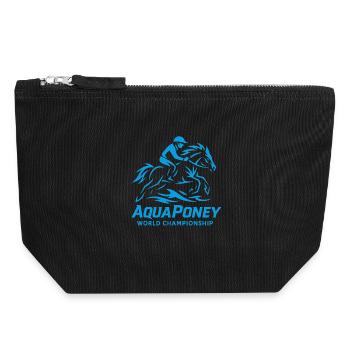 AquaPony World Championship - Canvas Zip Pouch 18 x 19 cm - black - Front