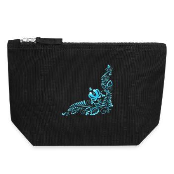 Ornament - Canvas Zip Pouch 18 x 19 cm - black - Front