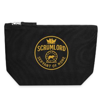 SCRUMLORD pour les Scrum Masters et les coachs agiles - Pochette zippée en toile 18 x 19 cm - noir - Devant