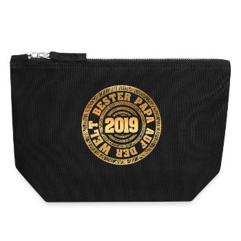 Father 2019 - Canvas Zip Pouch 18 x 19 cm - black - Front