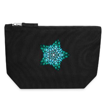 Glow of the Ocean Star - Canvas Zip Pouch 18 x 19 cm - black - Front