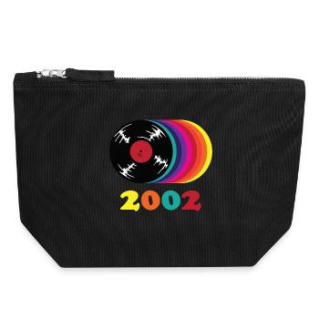 Vintage 2002 - Canvas Zip Pouch 18 x 19 cm - black - Front