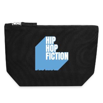 Fiction hip-hop - Pochette zippée en toile 18 x 19 cm - noir - Devant