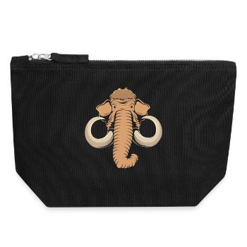 Mammoth - Canvas Zip Pouch 18 x 19 cm - black - Front