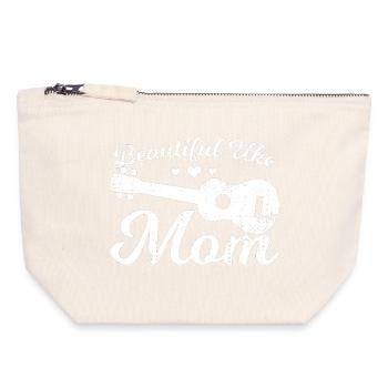 Ukulele Nut - Canvas Zip Pouch 18 x 19 cm - nature - Front