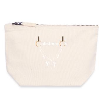 calisthenics cali sports athlet fitness natural - Canvas Reißverschluss-Täschchen (18 x 19 cm) - Naturweiß - Vorne