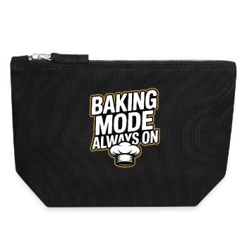 Mode de cuisson - Mode de cuisson toujours activé - Pochette zippée en toile 18 x 19 cm - noir - Devant