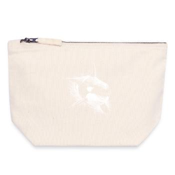 Killer whale - Canvas Zip Pouch 18 x 19 cm - nature - Front