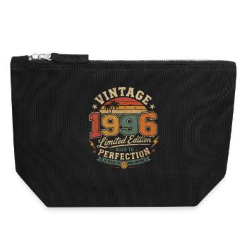 Vintage 1996 Limited Edition - Canvas Zip Pouch 18 x 19 cm - black - Front