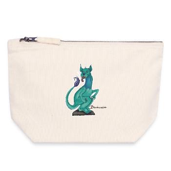 Bandersnatch - Canvas Zip Pouch 18 x 19 cm - nature - Front