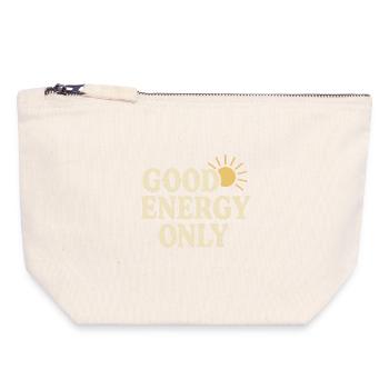Positive solar energy - Canvas Zip Pouch 18 x 19 cm - nature - Front