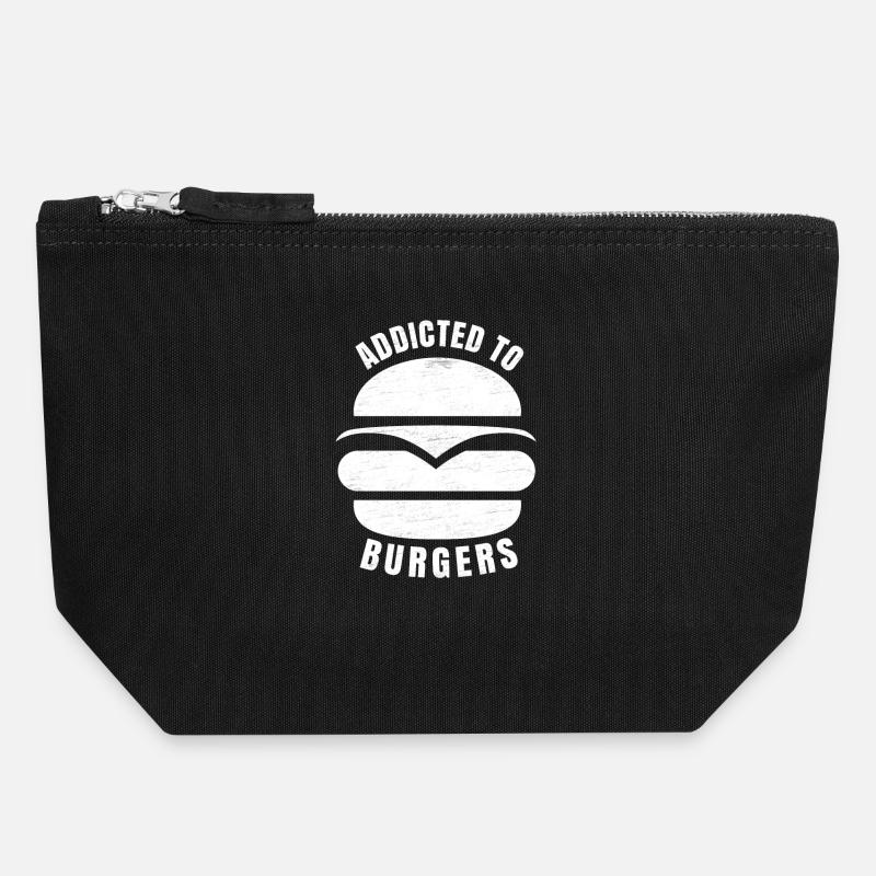 Addicted to citizens - Canvas Zip Pouch 18 x 19 cm - black