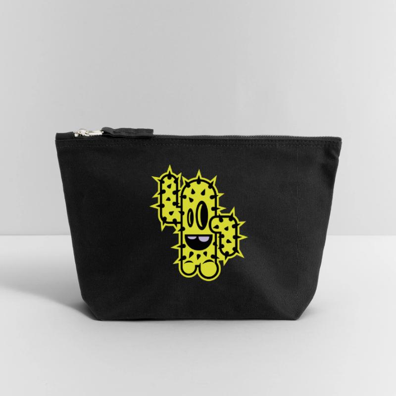 cactus high five comic Canvas Zip Pouch 18 x 19 cm