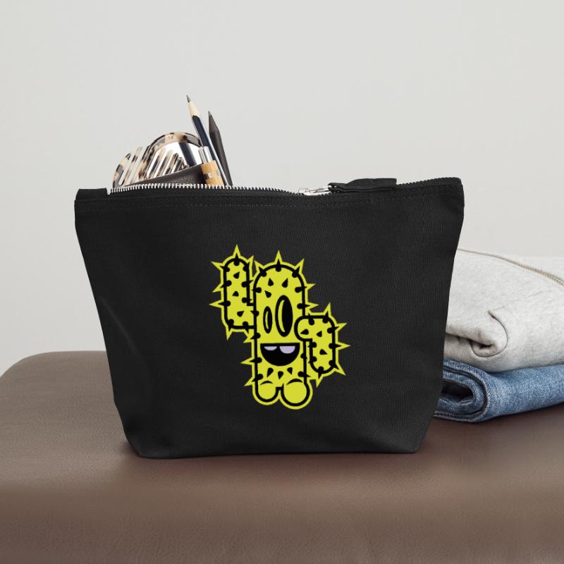 cactus high five comic Canvas Zip Pouch 18 x 19 cm