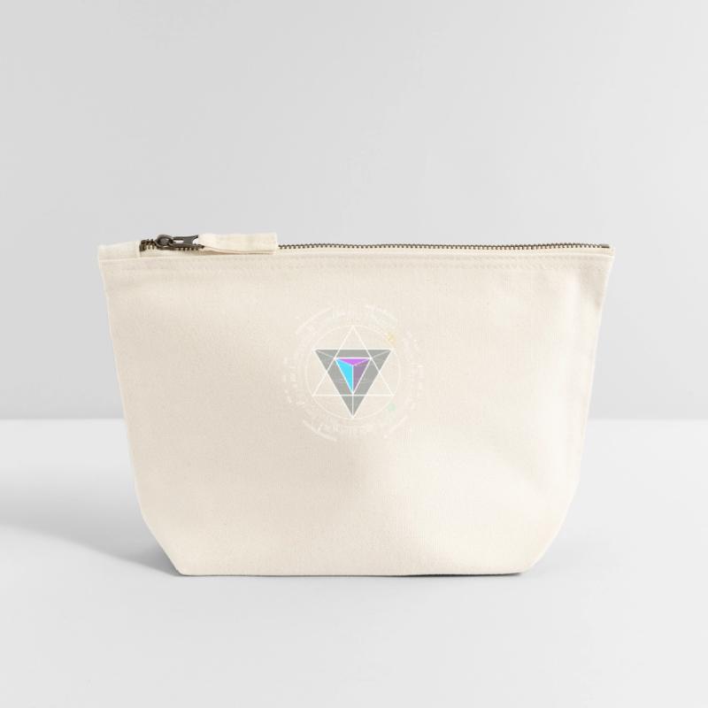 nerd cpu pyramide illuminati jeu wow hacker code Pochette zippée en toile 18 x 19 cm