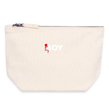 Fuck Boy - Canvas Zip Pouch 18 x 19 cm - nature - Front