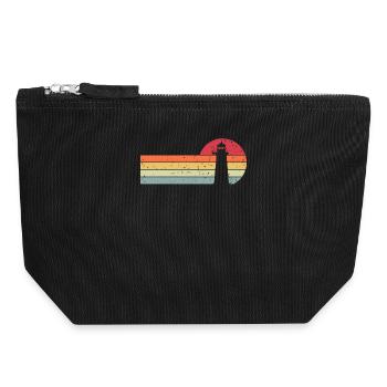 Lighthouse - Canvas Zip Pouch 18 x 19 cm - black - Front
