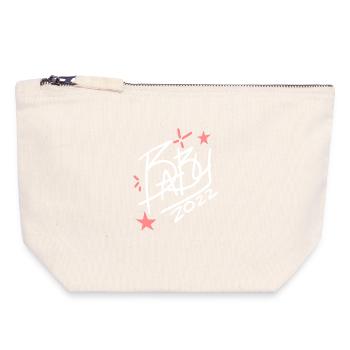 Baby 2022 - Birth Pregnant 2022 - Canvas Zip Pouch 18 x 19 cm - nature - Front