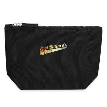 Fun pool - Canvas Zip Pouch 18 x 19 cm - black - Front