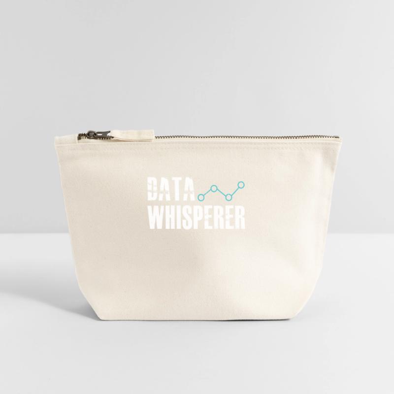 Data Whisperer Science Analyst Software Engineer Canvas Zip Pouch 18 x 19 cm
