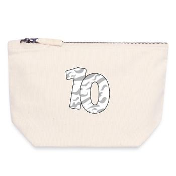 10 - Canvas Zip Pouch 18 x 19 cm - nature - Front