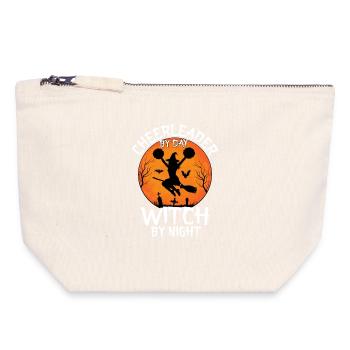 Witches' Night Halloween Cheerleader - Canvas Zip Pouch 18 x 19 cm - nature - Front
