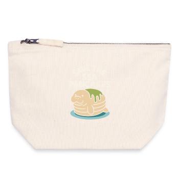 Manatee enthusiast sea beef lover salad love - Canvas Zip Pouch 18 x 19 cm - nature - Front