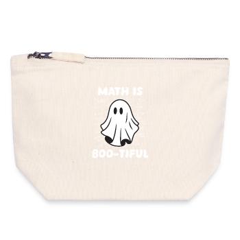 Halloween Math Is Boo-tiful Math Ghost Teacher - Canvas Zip Pouch 18 x 19 cm - nature - Front