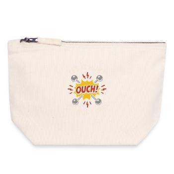 Piercing Addict Body Mod Enthusiast - Canvas Zip Pouch 18 x 19 cm - nature - Front