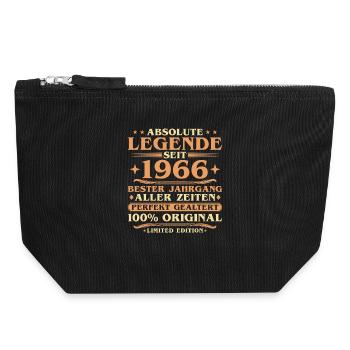 Millésime 1966 Né Millésime - 60ème anniversaire - Pochette zippée en toile 18 x 19 cm - noir - Devant
