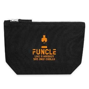 Whiskey Saying Whiskey Drinker Whiskey Lovers - Canvas Zip Pouch 18 x 19 cm - black - Front